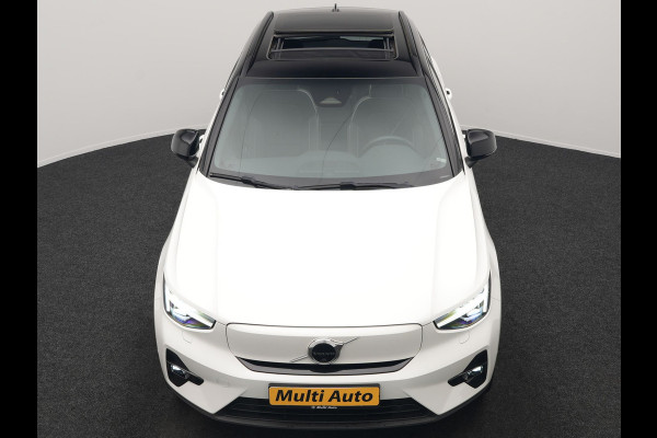 Volvo XC40 Recharge Twin Ultimate 78 kWh 408pk Dealer O.H. | Trekhaak Af Fabriek | Panodak | 360 Camera | Adaptive Cruise | Harman / Kardon | Alcantara Sportstoelen Memory & Verwarmd | Google Assistent | Keyless | Stuur Verwarmd | Blis |