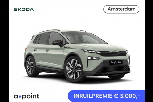 Škoda Elroq 85 Sportline | elektr. achterklep | Matrix LED | Travel Assist | Stuur - en stoelverwarming |