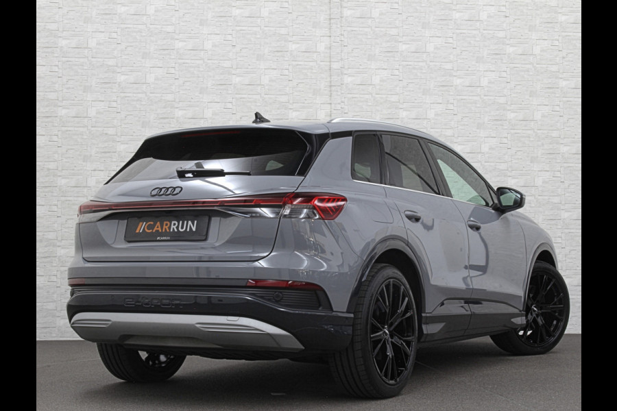 Audi Q4 e-tron 45 Quattro 77 kWh | ACC | Sonos-Sound | Head-Up | 95% SOH | Sportstoelen | Keyless-Entry | Memory | Groot Navi | Virtual-Cockpit | Getint Glas | 3-Zone Clima | Zwarte Hemel | LED | Carplay | Standkachel | Achteruitrij-Camera | Stoelverwarming |