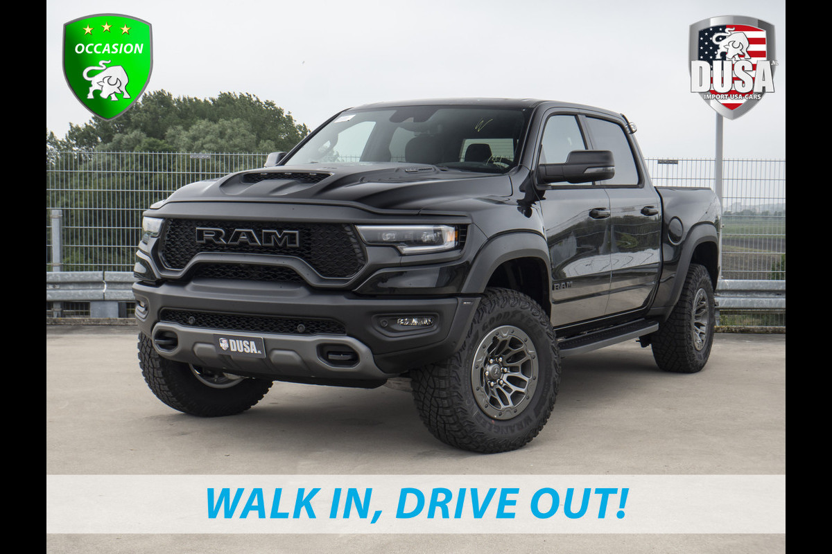 Dodge Ram 1500 TRX | 6.2 Supercharged V8 | 4x4 | Crew Cab | Last Call | Diamond cover | RAMBAR |  Nieuw Binnen!