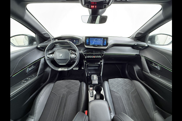 Peugeot e-208 EV GT 350 50kWh Navi Ecc 360°Camera Panoramadak Apple Carplay Android Auto Adap.Cruise Stoelverwarming Privacy Glas DAB+ Bluetooth Keyless Dodehoekdetectie 1e Eigenaar Origineel Nederlandse Auto Dealeronderhouden