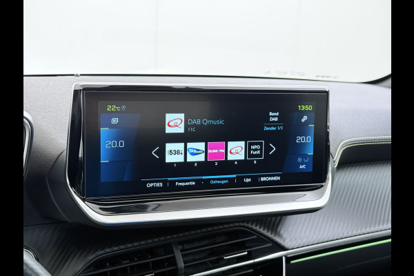 Peugeot e-208 EV GT 350 50kWh Navi Ecc 360°Camera Panoramadak Apple Carplay Android Auto Adap.Cruise Stoelverwarming Privacy Glas DAB+ Bluetooth Keyless Dodehoekdetectie 1e Eigenaar Origineel Nederlandse Auto Dealeronderhouden