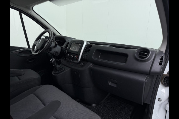 Renault Trafic 2.0dCi 120PK 3-Pers. Trekhaak Euro 6 Apple Carplay Android Auto Airco Navi Cruise Control Led Bluetooth Pdc T29 L1H1 Betonplex Vloer Wandbetimmering Schuifdeur 1e Eigenaar Origineel Nederlandse Bus