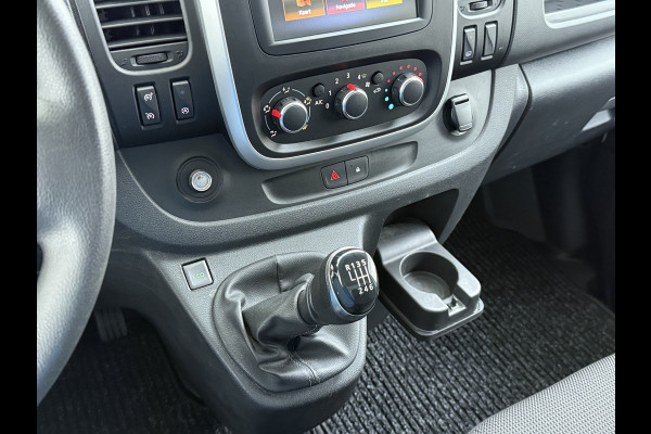 Renault Trafic 2.0dCi 120PK 3-Pers. Trekhaak Euro 6 Apple Carplay Android Auto Airco Navi Cruise Control Led Bluetooth Pdc T29 L1H1 Betonplex Vloer Wandbetimmering Schuifdeur 1e Eigenaar Origineel Nederlandse Bus