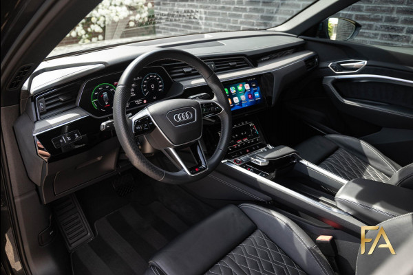 Audi e-tron Sportback S quattro 95 kWh 504PK|Panodak|Ruitleder|Carbon|22Inch|Trekhaak