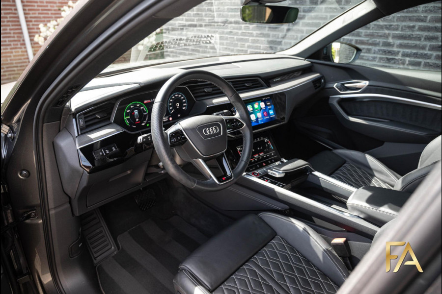 Audi e-tron Sportback S quattro 95 kWh 504PK|Panodak|Ruitleder|Carbon|22Inch|Trekhaak