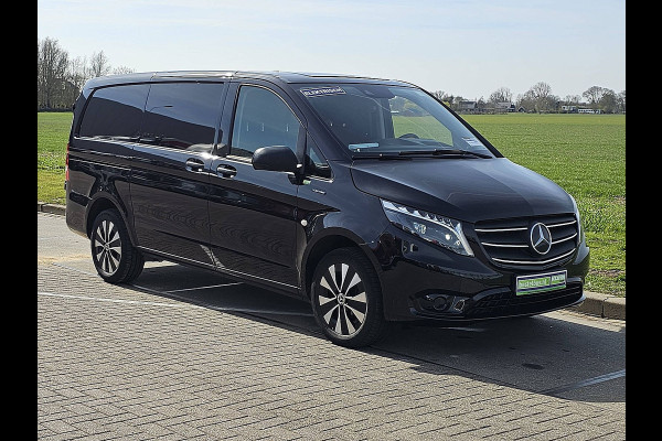 Mercedes-Benz eVito 66 kWh LED Bumpers-Kleur Lm-Velgen 286KM WLTP Snelladen Achterdeuren!