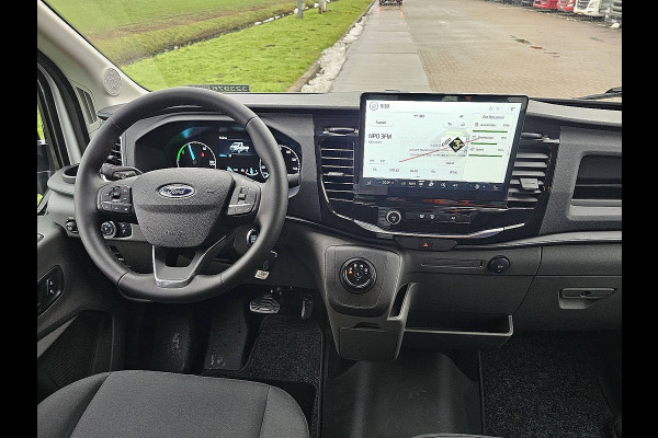 Ford E-Transit 390 L3 89Kwh electrisch, gesloten laadbak, laadklep, zijdeur, airco, automaat, navi, spoiler, NIEUW!!