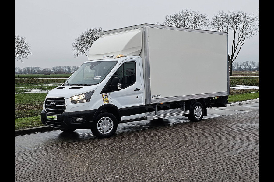 Ford E-Transit 390 L3 Trend 89 kWh electrisch, gesloten laadbak, laadklep, zijdeur, airco, automaat, navi, spoiler, NIEUW!!