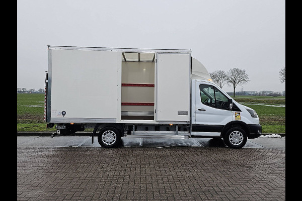 Ford E-Transit 390 L3 Trend 89 kWh electrisch, gesloten laadbak, laadklep, zijdeur, airco, automaat, navi, spoiler, NIEUW!!