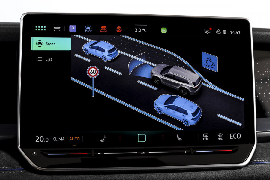 Volkswagen Tayron 1.5 eHybrid 272 PK R-Line | Black Style Pakket | S/K-Panodak | Elek. Trekhaak | Dig. Cockpit | Adapt. Cruise | Stoel-+Stuurverw. | Camera | App. Connect | ECC | Elek. Klep | LM 20" | 5958
