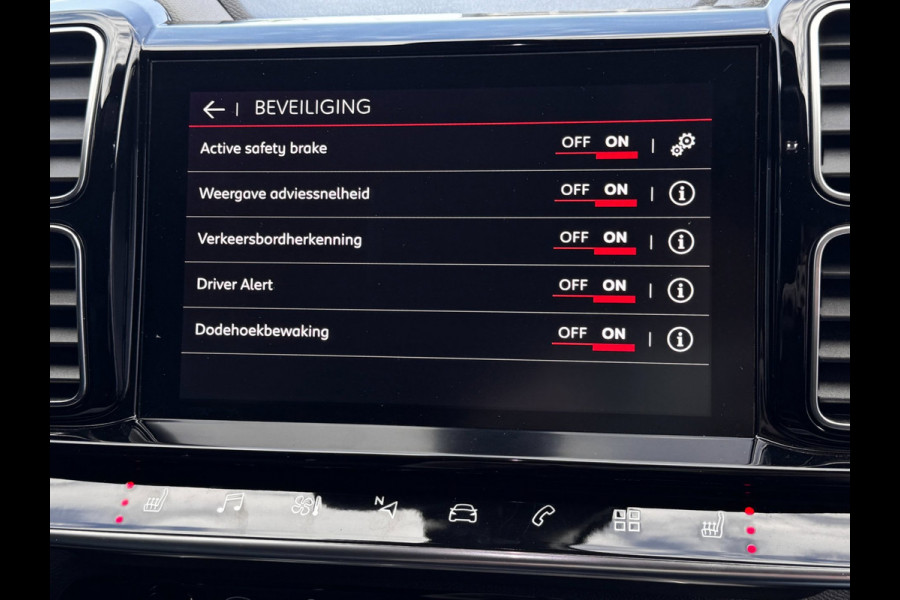 Citroën C5 Aircross 1.6 PureTech Shine | 180 PK | Leder + Memory | 360 Camera | Elek. Achterklep | Stoelverwarming