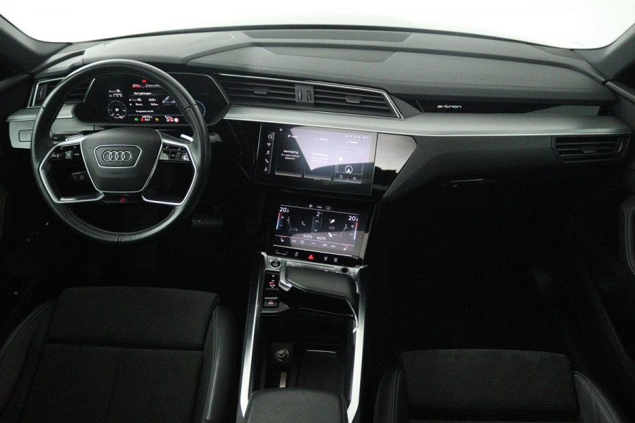 Audi e-tron Sportback 50 quattro S edition 71 kWh 93% SOH (PANORAMADAK, STOELVERWARMING, CAMERA, CARPLAY, ELEKT. STOELEN)