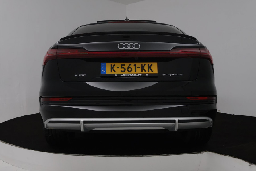 Audi e-tron Sportback 50 quattro S edition 71 kWh 93% SOH (PANORAMADAK, STOELVERWARMING, CAMERA, CARPLAY, ELEKT. STOELEN)