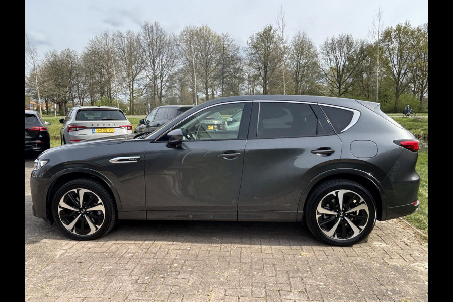 Mazda CX-60 2.5 e-SkyActiv PHEV Takumi | Panoramadak / Kanteldak (Glas) |  360 graden camera | Achteruitrijcamera | Stoelverwarming |  Adaptieve Cruise Control