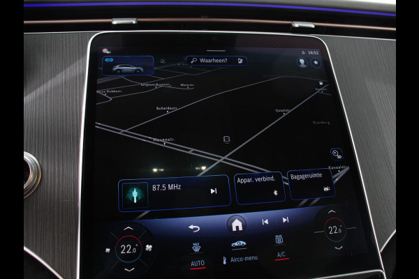 Mercedes-Benz EQE SUV 350 SUV AMG Line Advanced Plus Climate control Adaptieve cruise control Parkeersensoren Achteruitrijcamera Sfeerverlichting Stoelverwarming Keyless LED Navigatie