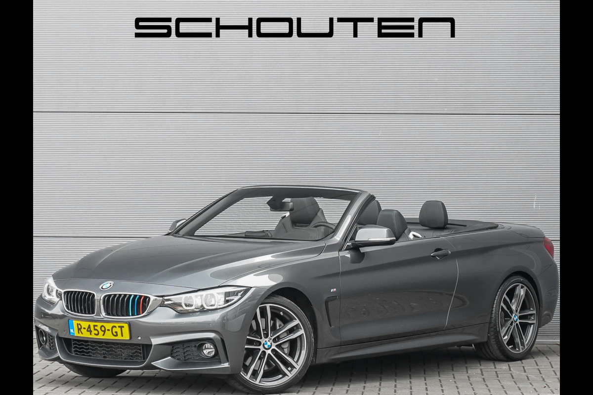 BMW 4 Serie Cabrio 440i M-Sport Nekverwarming Cruise Memory 19"