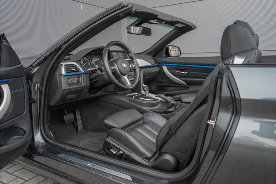BMW 4 Serie Cabrio 440i M-Sport Nekverwarming Cruise Memory 19"