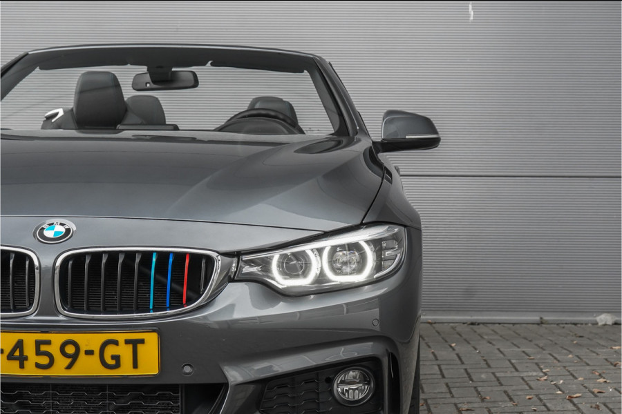 BMW 4 Serie Cabrio 440i M-Sport Nekverwarming Cruise Memory 19"