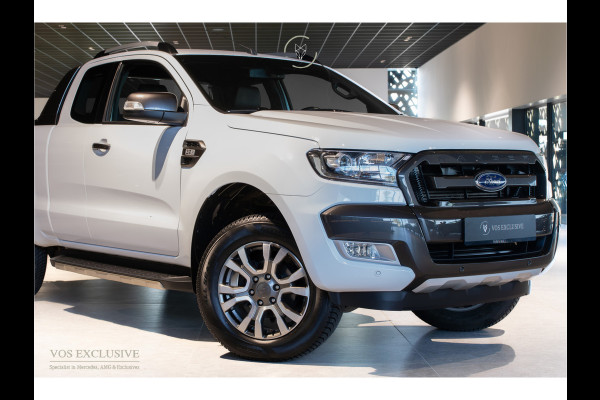 Ford Ranger 3.2 TDCi 4x4 Wildtrak Supercab 18''|Verw-stln|Carplay|Cruise|Clima|Verw-voorruit|Camera|Trekhaak 3.500kg