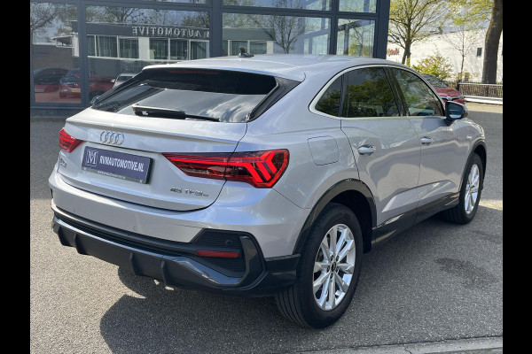 Audi Q3 Sportback 45 TFSI e S-LINE LEDEREN SPORTSTOELEN| STOELVERWARMING| ADAPTIVE CRUISE CONTROL| FULL LED| DODE HOEK SENSOR| RIJKLAARPRIJS INCL. 12 MND BOVAG GARANTIE