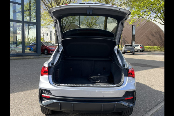 Audi Q3 Sportback 45 TFSI e S-LINE LEDEREN SPORTSTOELEN| STOELVERWARMING| ADAPTIVE CRUISE CONTROL| FULL LED| DODE HOEK SENSOR| RIJKLAARPRIJS INCL. 12 MND BOVAG GARANTIE