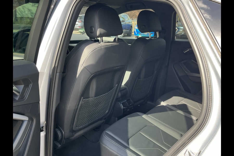 Audi Q3 Sportback 45 TFSI e S-LINE LEDEREN SPORTSTOELEN| STOELVERWARMING| ADAPTIVE CRUISE CONTROL| FULL LED| DODE HOEK SENSOR| RIJKLAARPRIJS INCL. 12 MND BOVAG GARANTIE