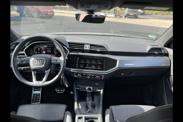 Audi Q3 Sportback 45 TFSI e S-LINE LEDEREN SPORTSTOELEN| STOELVERWARMING| ADAPTIVE CRUISE CONTROL| FULL LED| DODE HOEK SENSOR| RIJKLAARPRIJS INCL. 12 MND BOVAG GARANTIE