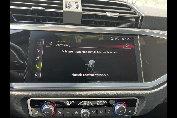 Audi Q3 Sportback 45 TFSI e S-LINE LEDEREN SPORTSTOELEN| STOELVERWARMING| ADAPTIVE CRUISE CONTROL| FULL LED| DODE HOEK SENSOR| RIJKLAARPRIJS INCL. 12 MND BOVAG GARANTIE