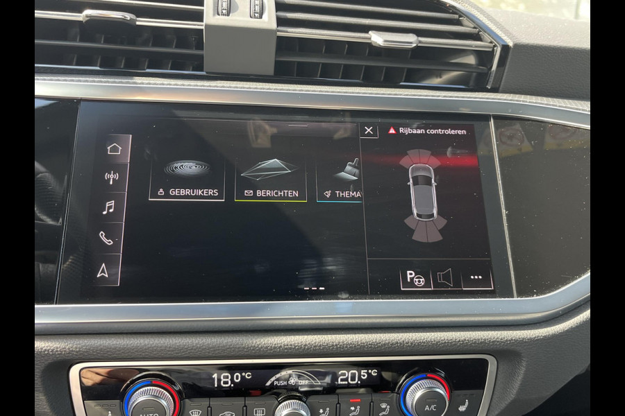 Audi Q3 Sportback 45 TFSI e S-LINE LEDEREN SPORTSTOELEN| STOELVERWARMING| ADAPTIVE CRUISE CONTROL| FULL LED| DODE HOEK SENSOR| RIJKLAARPRIJS INCL. 12 MND BOVAG GARANTIE