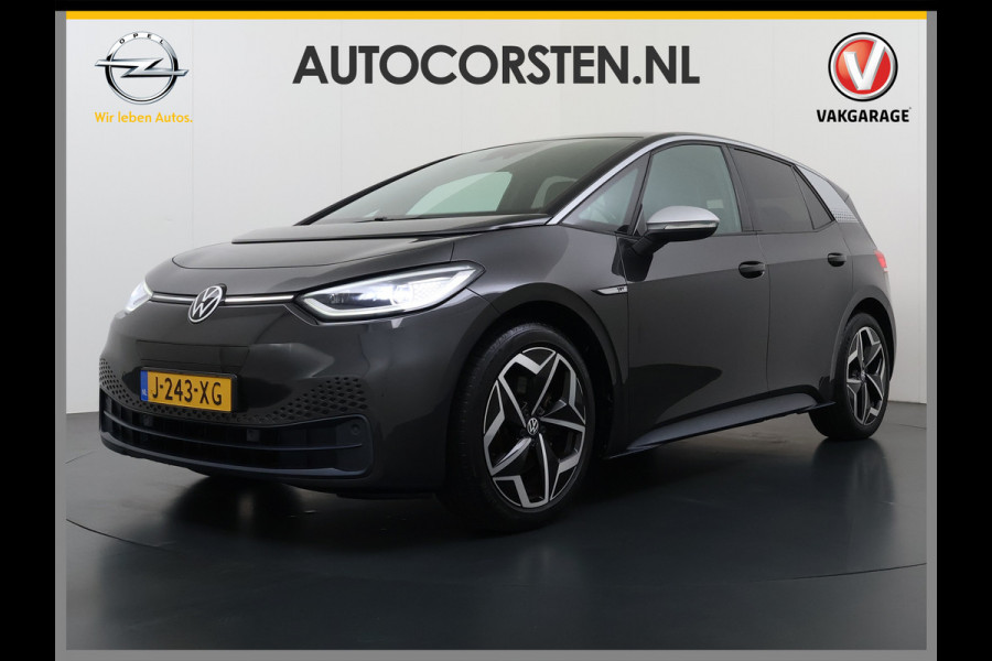 Volkswagen ID.3 First Plus 62kWh Trekhaak Navi-Pro Adap.Cruise Camera Matrix led 19" Ecc Apple Carplay Android Auto SOH 91% Stoel+Stuurverwarming Lmv Privacy Glas Keyless Rijstrooksensor Origineel Nederlandse Auto  € 44.000 nieuw!