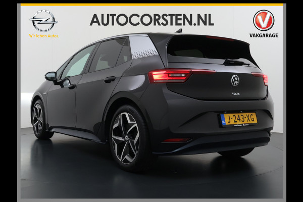 Volkswagen ID.3 First Plus 62kWh Trekhaak Navi-Pro Adap.Cruise Camera Matrix led 19" Ecc Apple Carplay Android Auto SOH 91% Stoel+Stuurverwarming Lmv Privacy Glas Keyless Rijstrooksensor Origineel Nederlandse Auto  € 44.000 nieuw!
