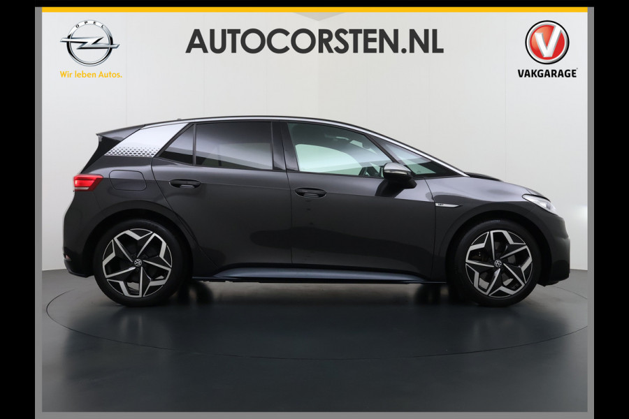 Volkswagen ID.3 First Plus 62kWh Trekhaak Navi-Pro Adap.Cruise Camera Matrix led 19" Ecc Apple Carplay Android Auto SOH 91% Stoel+Stuurverwarming Lmv Privacy Glas Keyless Rijstrooksensor Origineel Nederlandse Auto  € 44.000 nieuw!