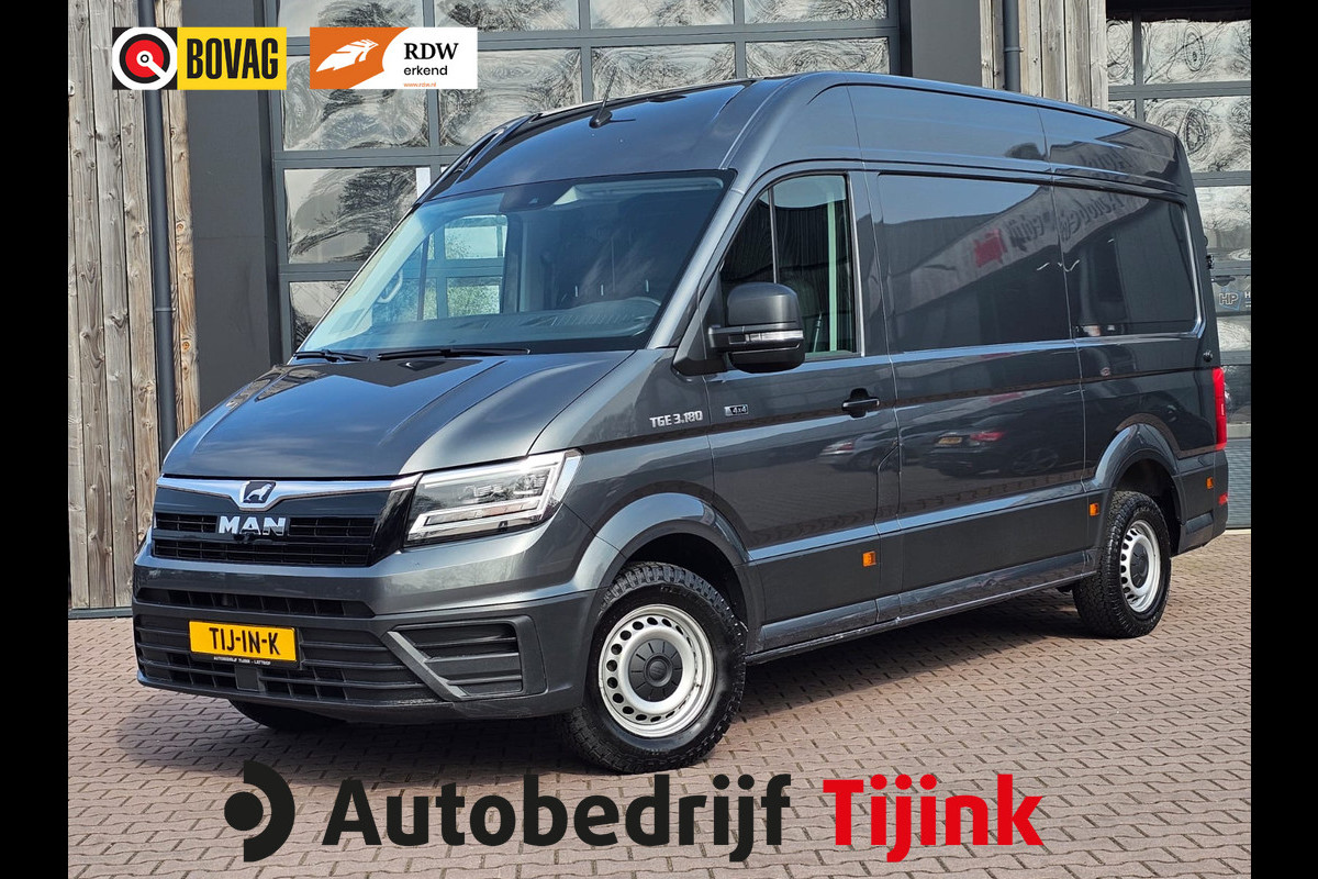 MAN TGE 35 2.0TDI 177PK Automaat 4x4 L3H3 (L2H2) | LED | Trekhaak | Navi | Camera | Stoelverwarming | App-connect | Cruise | Bijrijdersbank |