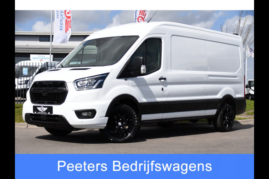 Ford Transit 350 2.0 TDCI L3H2 Limited RWD Adaptieve Cruise, Camera, Carplay, Xenon, 170pk, Automaat, Trekhaak, Navi, Uniek!