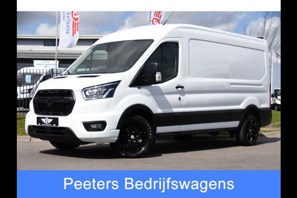 Ford Transit 350 2.0 TDCI L3H2 Limited RWD Adaptieve Cruise, Camera, Carplay, Xenon, 170pk, Automaat, Trekhaak, Navi, Uniek!