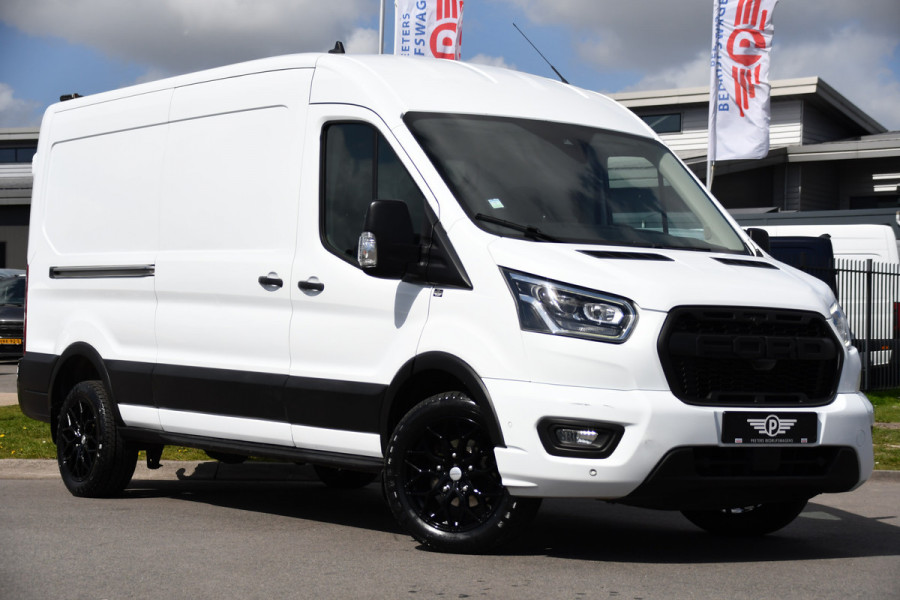 Ford Transit 350 2.0 TDCI L3H2 Limited RWD Adaptieve Cruise, Camera, Carplay, Xenon, 170pk, Automaat, Trekhaak, Navi, Uniek!