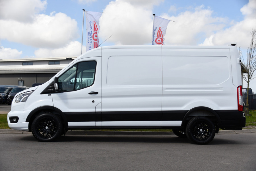 Ford Transit 350 2.0 TDCI L3H2 Limited RWD Adaptieve Cruise, Camera, Carplay, Xenon, 170pk, Automaat, Trekhaak, Navi, Uniek!