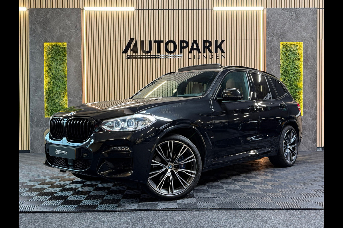 BMW X3 XDrive30e High Executive M-SPORT|PANO|HuD|LASER|KEYLESS|CARPLAY|SFEERVERLICHTING|LANE ASSIST|PLUG IN HYBRIDE|292PK|VOL!