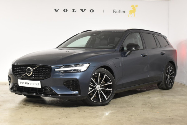 Volvo V60 T6 350PK Automaat Plug-in hybrid AWD Plus Dark / Navigatie / Adaptive Cruise control / 360 Camera / Harman Kardon / Stuur & Stoelverwarming / LM Velgen / Trekhaak