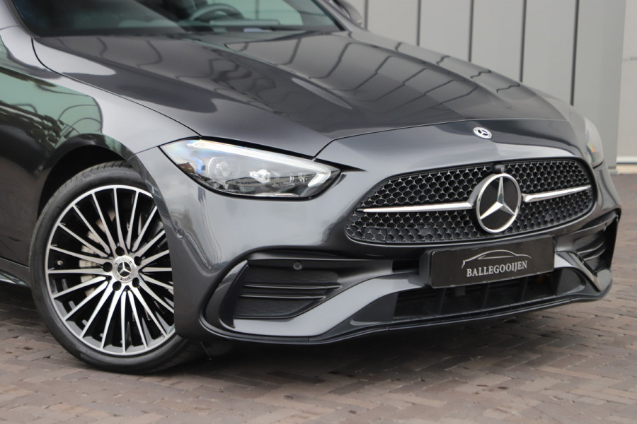 Mercedes-Benz C-Klasse 300e AMG | 313PK | Head-up | Keyless-go | Pano | Digital-light | Sfeerverlichting | Standkachel | Leder | 2022.