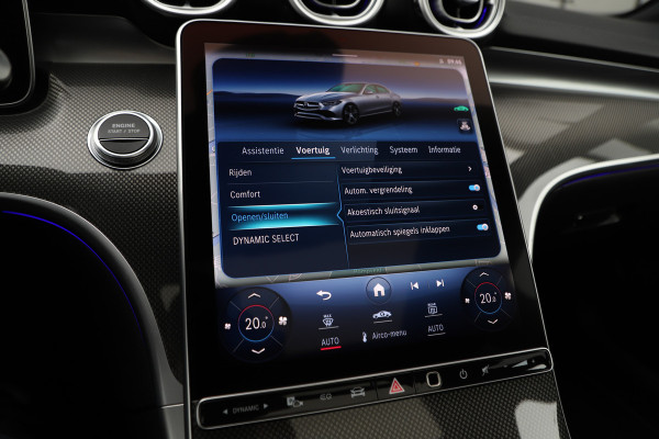 Mercedes-Benz C-Klasse 300e AMG | 313PK | Head-up | Keyless-go | Pano | Digital-light | Sfeerverlichting | Standkachel | Leder | 2022.