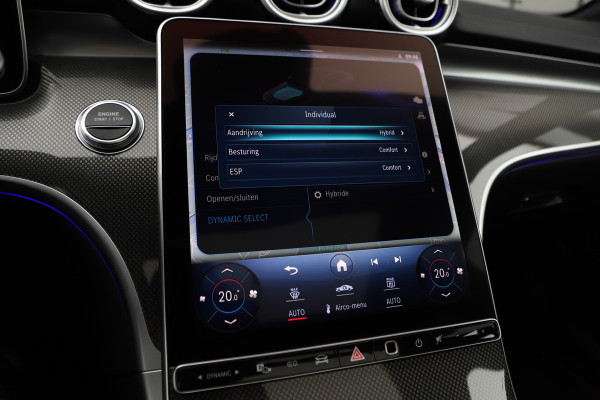 Mercedes-Benz C-Klasse 300e AMG | 313PK | Head-up | Keyless-go | Pano | Digital-light | Sfeerverlichting | Standkachel | Leder | 2022.