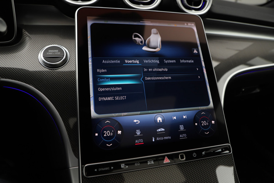 Mercedes-Benz C-Klasse 300e AMG | 313PK | Head-up | Keyless-go | Pano | Digital-light | Sfeerverlichting | Standkachel | Leder | 2022.