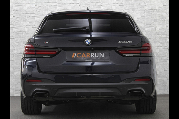 BMW 5 Serie Touring 530e M-Sport | Panorama | 360 Camera | ACC | Harman-Kardon | Trekhaak | Keyless-Entry | Leder | Rij-Assist Pro | 19'' | Sfeerverlichting | Carplay | LED | Zonwering | Standkachel | Draadloos Laden | Dealer onderhouden |