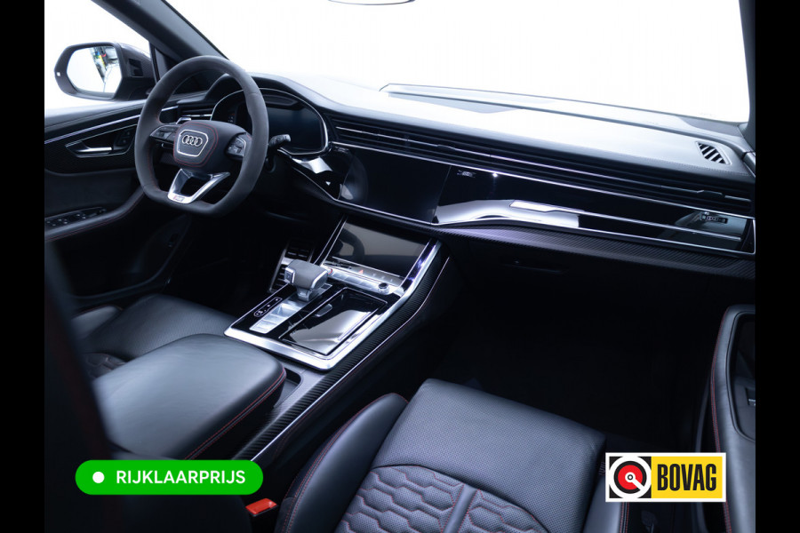 Audi RS Q8 RSQ8 4.0 V8 Urban Dynamic 800 PK / 1000 Nm Quattro | Keramisch | 24" Vossen | Akrapovic Titanium compleet | Panoramadak, Standkachel, Softclose, Stoelverw. & Ventilatie, Elec. trekhaak, B&O, 4 WST