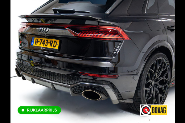 Audi RS Q8 RSQ8 4.0 V8 Urban Dynamic 800 PK / 1000 Nm Quattro | Keramisch | 24" Vossen | Akrapovic Titanium compleet | Panoramadak, Standkachel, Softclose, Stoelverw. & Ventilatie, Elec. trekhaak, B&O, 4 WST