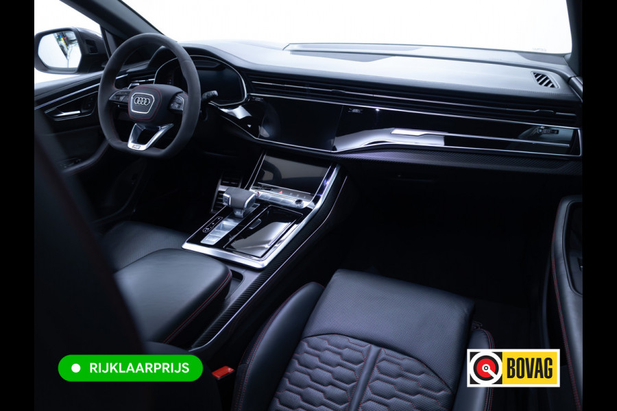 Audi RS Q8 RSQ8 4.0 V8 Urban Dynamic 800 PK / 1000 Nm Quattro | Keramisch | 24" Vossen | Akrapovic Titanium compleet | Panoramadak, Standkachel, Softclose, Stoelverw. & Ventilatie, Elec. trekhaak, B&O, 4 WST