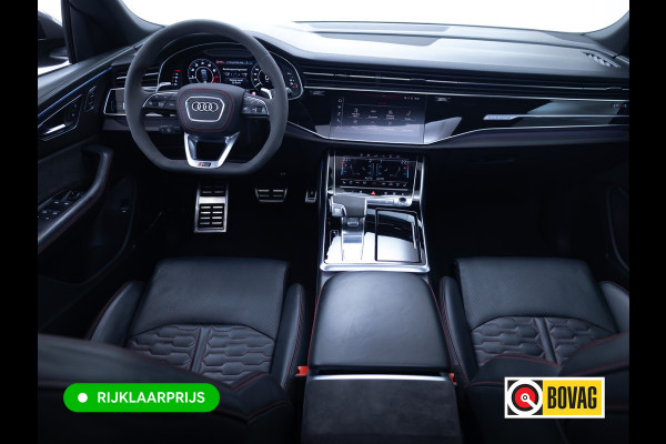Audi RS Q8 RSQ8 4.0 V8 Urban Dynamic 800 PK / 1000 Nm Quattro | Keramisch | 24" Vossen | Akrapovic Titanium compleet | Panoramadak, Standkachel, Softclose, Stoelverw. & Ventilatie, Elec. trekhaak, B&O, 4 WST
