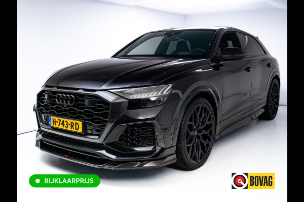 Audi RS Q8 RSQ8 4.0 V8 Urban Dynamic 800 PK / 1000 Nm Quattro | Keramisch | 24" Vossen | Akrapovic Titanium compleet | Panoramadak, Standkachel, Softclose, Stoelverw. & Ventilatie, Elec. trekhaak, B&O, 4 WST